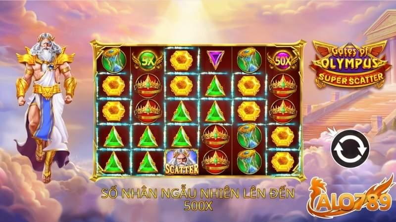Cơ chế trả thưởng Pay Anywhere trong slot game Thần Thoại Hy Lạp
