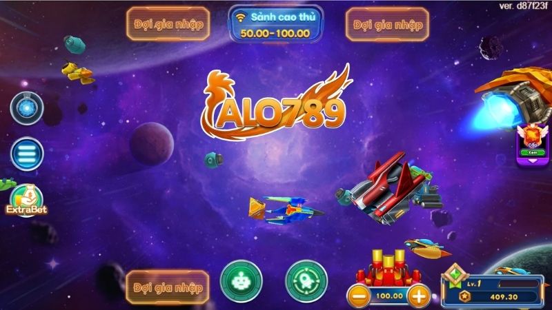 Giao diện game Bắn Cá Vũ Trụ tại ALO789 với đồ họa không gian sắc nét
