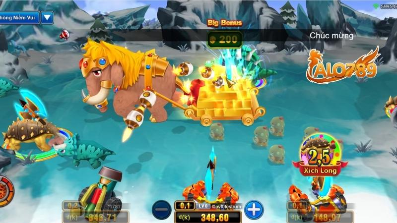 Giao diện game Chuyên Gia Săn Rồng ALO789 đẳng cấp