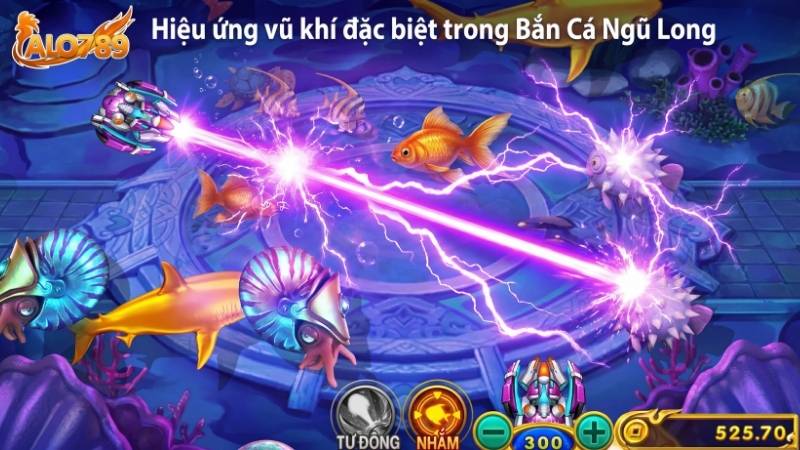 Hiệu ứng vũ khí đặc biệt trong Bắn Cá Ngũ Long