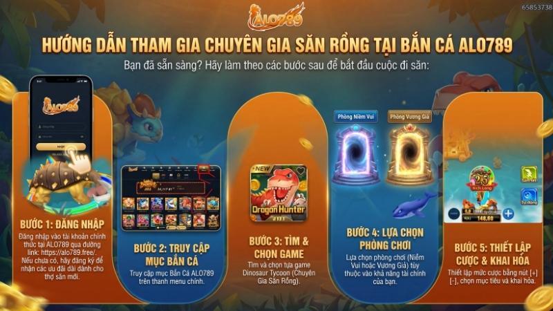 Hướng dẫn tham gia Chuyên Gia Săn Rồng Tại Bắn Cá ALO789