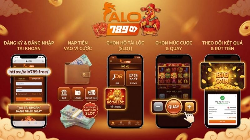 Thao tác đơn giản, dễ dàng trúng lớn cùng Hổ Tài Lộc trên mobile.