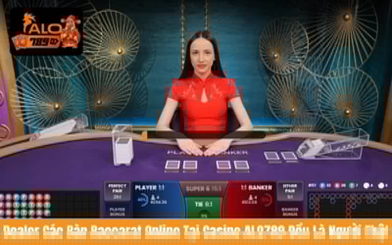 Các dealer trong bàn chơi là người thật xinh đẹp