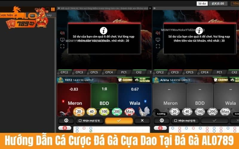 Hướng dẫn các bước tham gia cá cược đá gà cựa dao tại đá gà ALO789