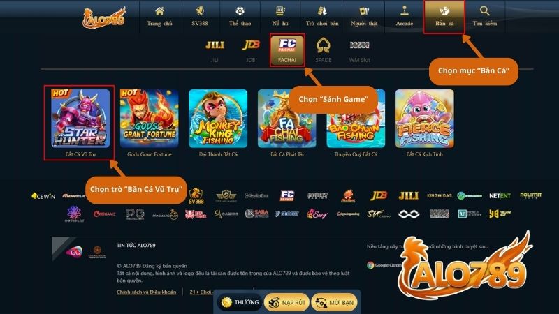 Khởi động trò chơi Bắn Cá Vũ Trụ