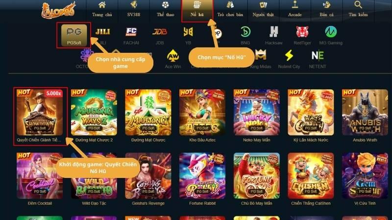 Khởi động trò chơi tại quyết chiến nổ hũ tại nổ hũ ALO789