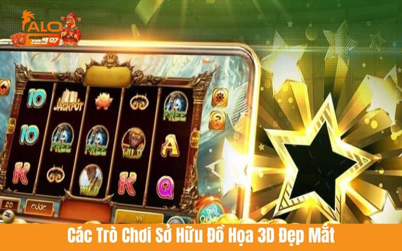 Các trò chơi đều sở hữu đồ họa 3D đẹp mắt, hiệu ứng mượt mà