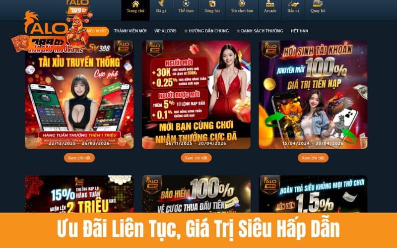 Chương trình khuyến mãi đa dạng, giá trị cực hấp dẫn